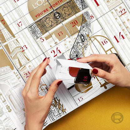 L'Oréal Paris Gift Set, 24 Beauty Iconic Makeup, Skincare & Haircare Worth £240
