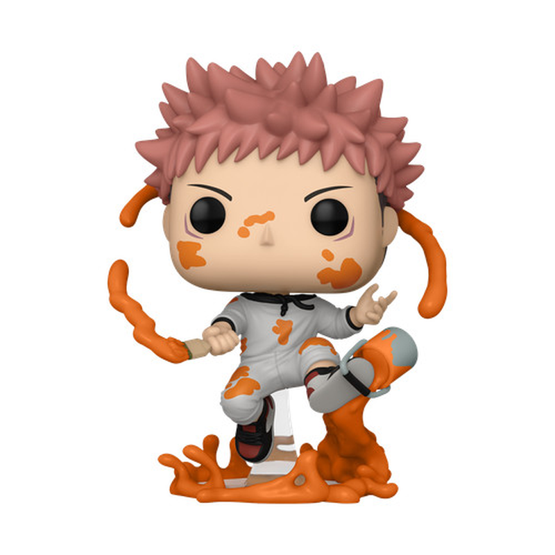 Funko Pop Animation Jujutsu Kaisen Yuji Itadori Paint Can #1645 Exclusive + Case