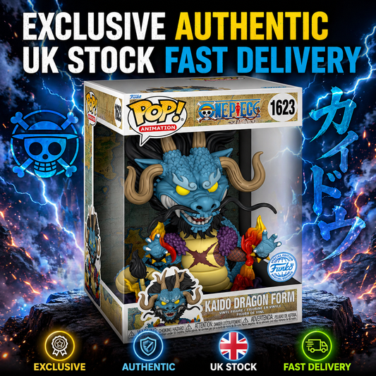 Funko Pop Kaido As Dragon # 1623 Jumbo 10 Inch One Piece Anime Figure UK Gift