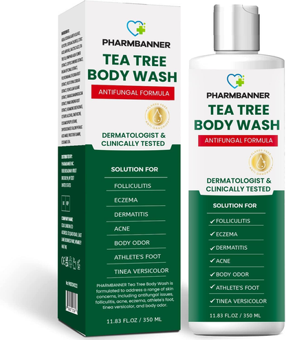 PHARMBANNER Folliculitis & Seborrheic Dermatitis Shampoo – Anti-Dandruff, Psoria