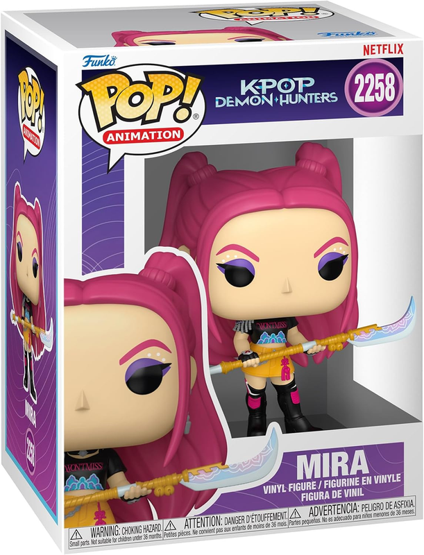 Funko Pop Mira # 2258 Kpop Demon Hunters Animation Vinyl collectable Figure UK