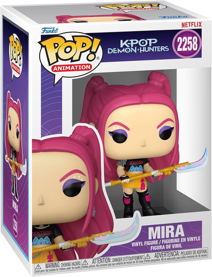 Funko Pop Mira # 2258 Kpop Demon Hunters Animation Vinyl collectable Figure UK