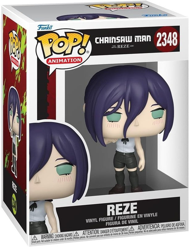 Funko Pop Chainsaw Man Reze Chase #2348 Rare Anime Vinyl Figure + Protector