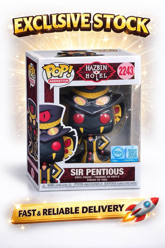 Funko Pop Vinyl Animation #2243 Sir Pentious New Special Edition Hazbin Hotel
