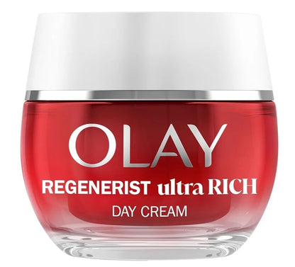 Olay Regenerist Ultra Rich Hydrating Moisturiser Cream Peptide Shea Butter 50ml