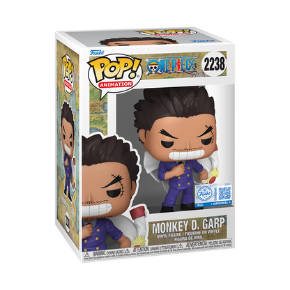 Funko Pop One Piece Monkey D Garp Young # 2238 Exclusive Anime Vinyl + Protector