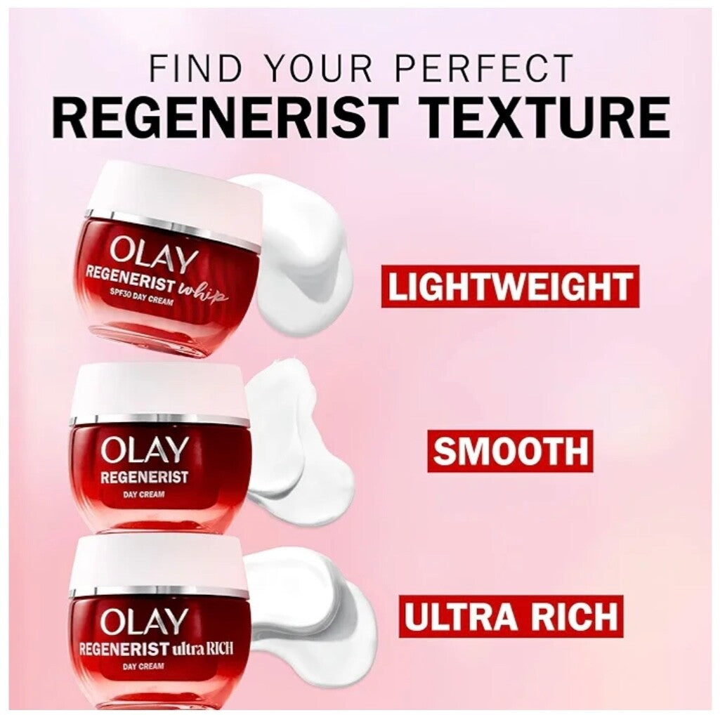 Olay Regenerist Ultra Rich Hydrating Moisturiser Cream Peptide Shea Butter 50ml