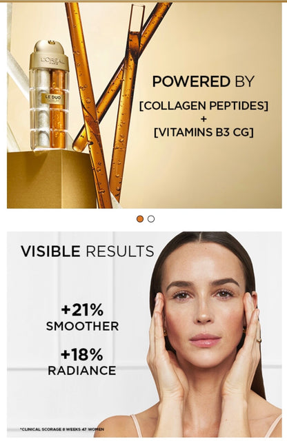 Loreal Paris Age Perfect Age Defying Le Duo Serum – Collagen & Vitamins B3+C 30m