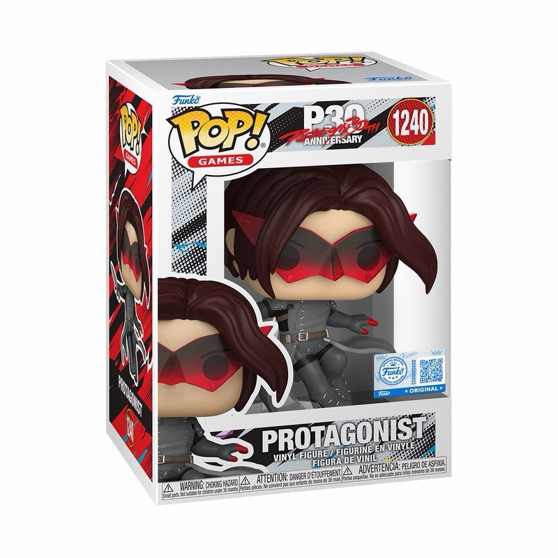 Funko Pop Persona 5 Phantom X Wonder Protagonist 1240 Exclusive 30th Anniversary