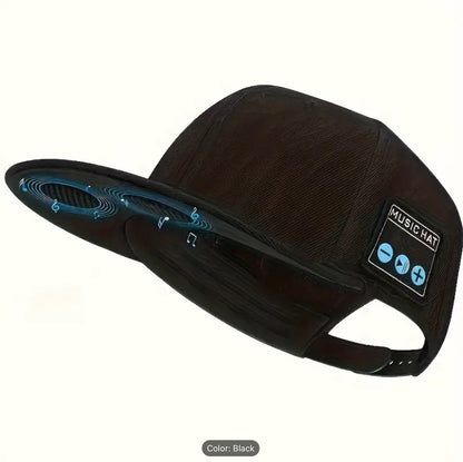 Smart Wireless Beanie Hat – Bluetooth Rechargeable Battery Sport Visor Soft Gift