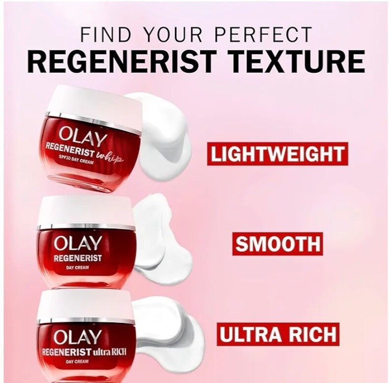 Olay Regenerist Whip Face Moisturizer SPF 25 Hydrating Anti-Aging,Peptides 50Ml