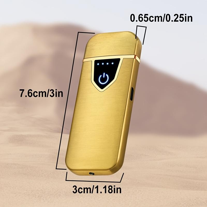 Smart Sensor Led Lighter, Windproof USB Rechargeable Heating Coil Electric Gift
