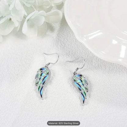 925 Sterling Silver Dangle Drop leverback  Earring Romantic Women Gift Jewellery