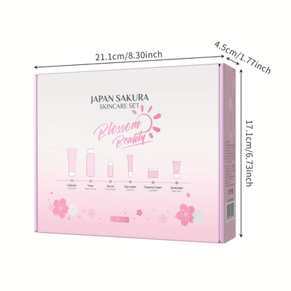 Sakura Skincare 6pcs Gift Set-  Contain Vitamin C & Niacinamide