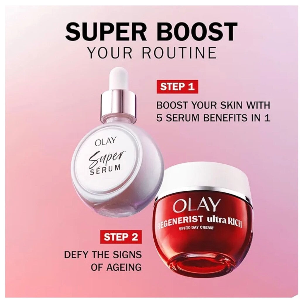 Olay Regenerist Ultra Rich Hydrating Moisturiser Cream Peptide Shea Butter 50ml