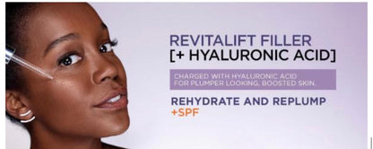 L’Oréal Paris Revitalift Filler Replumb SPF 50 Anti-Ageing Cream 50ml – Hydrates