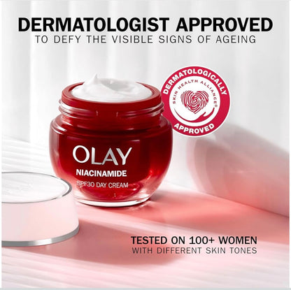 Olay Regenerist Niacinamide Day Cream Face Moisturiser Anti Ageing SPF 30 50ml