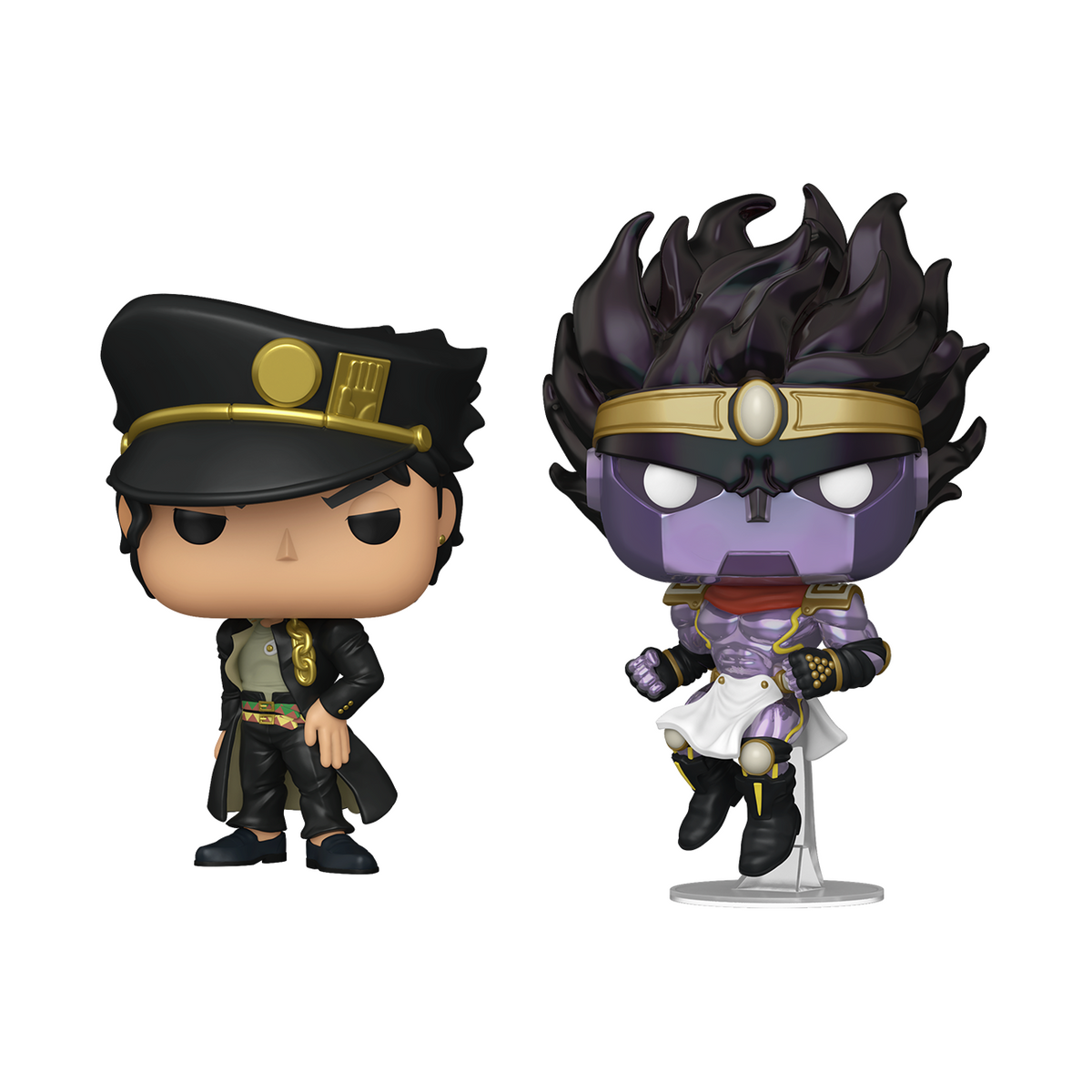 Funko Pop JoJo's Bizarre Adventure Jotaro Kujo Star Platinum 2 Pack Exclusive