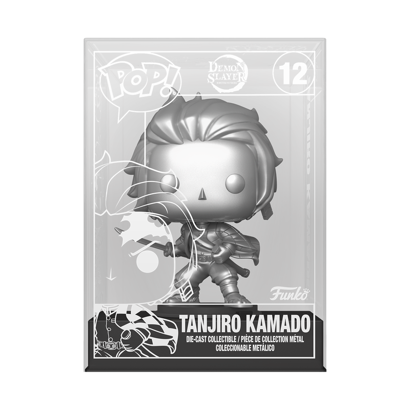 Funko Pop Die Cast Tanjiro Kamado #12 Silver Chase Demon Slayer Exclusive UK New