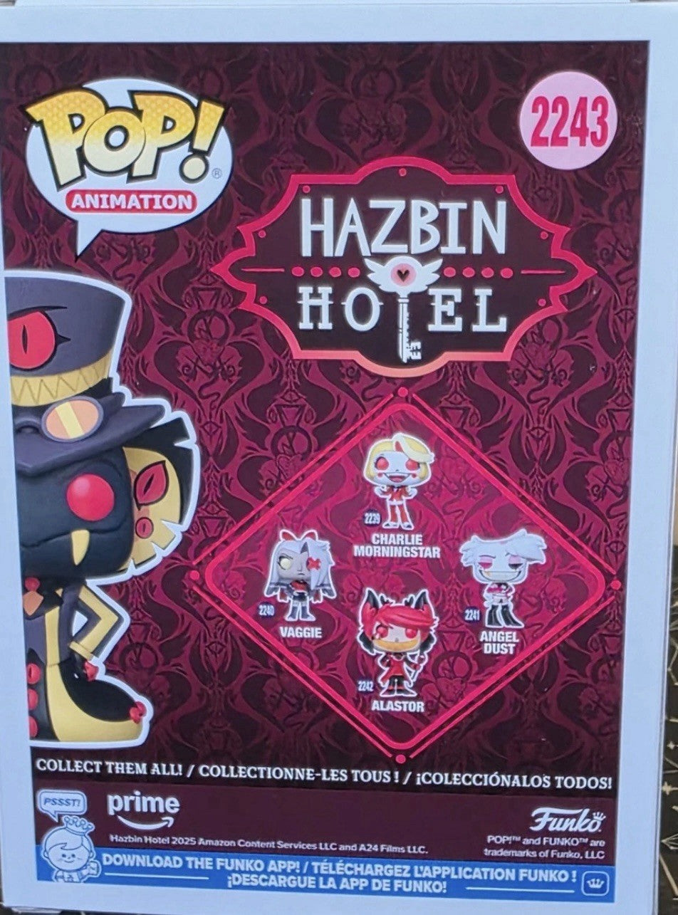 Funko Pop Vinyl Animation #2243 Sir Pentious New Special Edition Hazbin Hotel
