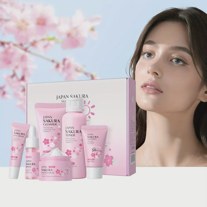 Sakura Skincare 6pcs Gift Set-  Contain Vitamin C & Niacinamide