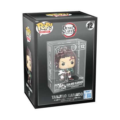 Funko Pop Die Cast Tanjiro Kamado #12 Silver Chase Demon Slayer Exclusive UK New