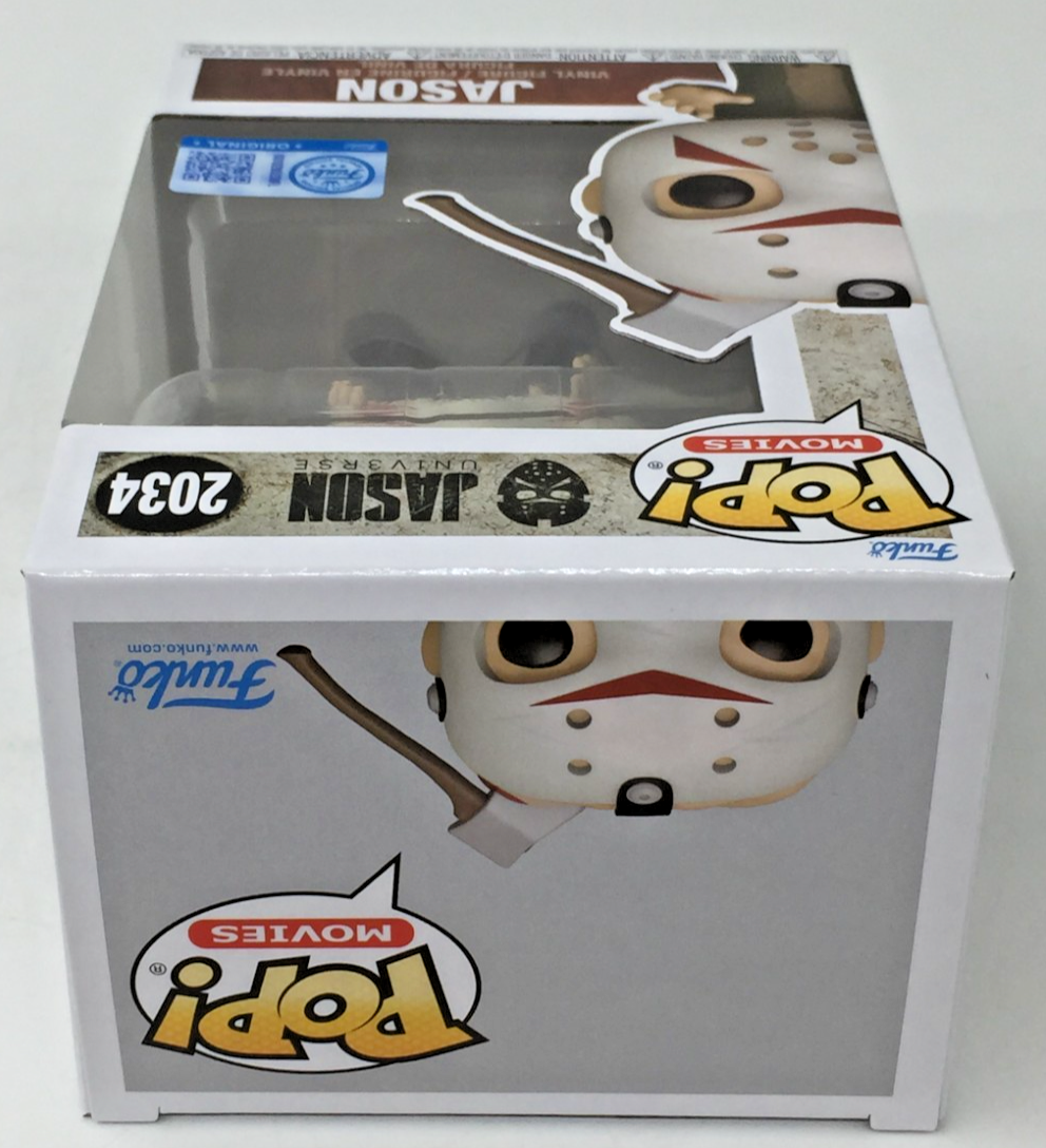 Funko Pop Jason Axe In Head #2034 Friday The 13th Exclusive Movie Horror +Protec