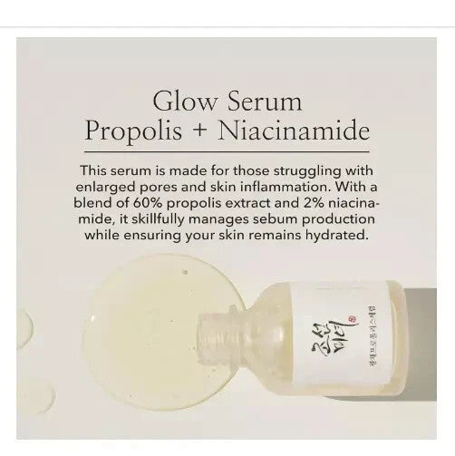 Beauty Of Joseon Glow Serum Propolis Niacinamide 30ml Korean Skincare Bright -UK
