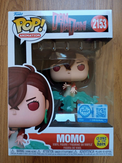 Funko Pop Dandadan Momo Glow In The Dark #2153 Special Edition Anime w/Protector