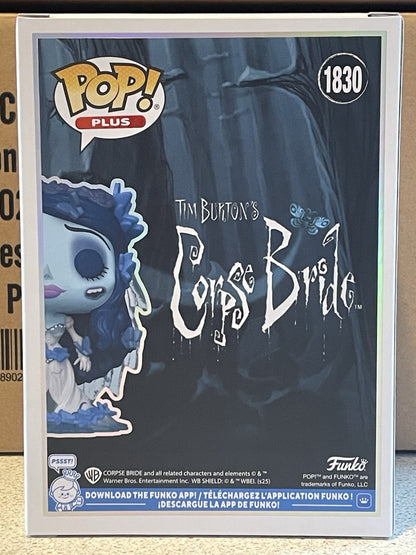 Funko Pop Corpse Bride Emily with Butterflies #1830 Plus Vinyl Figure +Protector