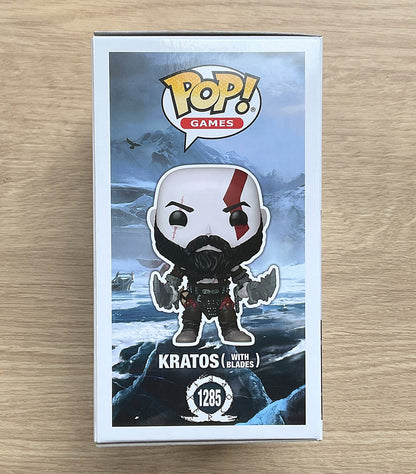 Funko Games God of War Ragnarok Kratos with Blades #1285 Exclusive + Protector
