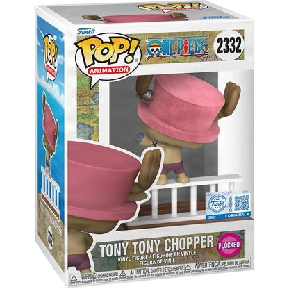Funko Pop One Piece Chopper Going Merry Flocked #2332 Exclusive Anime +Protector