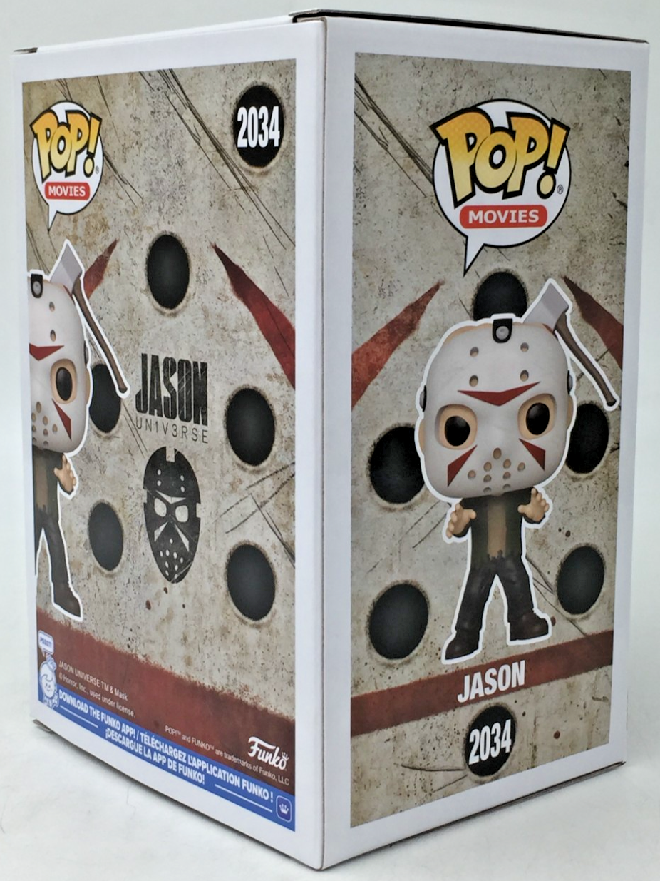 Funko Pop Jason Axe In Head #2034 Friday The 13th Exclusive Movie Horror +Protec