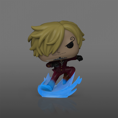 Funko Pop One Piece Sanji Raid Suit Glow #2346 Exclusive Anime Vinyl + Protector