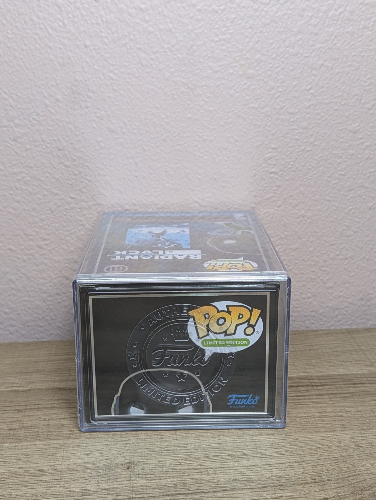 Funko Pop Radiant Black Glow #60 SDCC 2026 Ultra Limited Edition 5000 +Protector