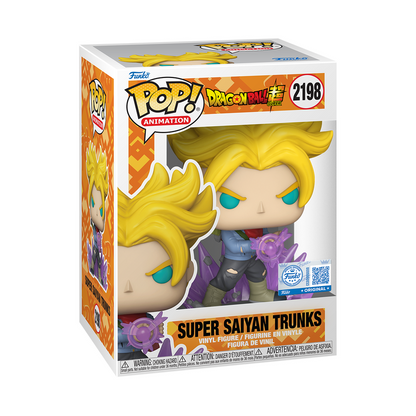 Funko Pop! Super Saiyan Trunks #2198 Dragon Ball Super Exclusive Vinyl Figure UK