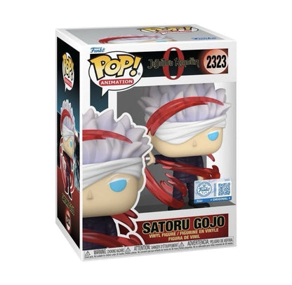 Funko Pop Jujutsu Kaisen Gojo Red Energy 2323 Exclusive Animation + Protector UK