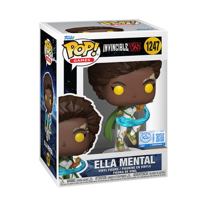 Funko Pop Games Invincible Ella Mental #1247 Exclusive Vinyl Figure + Protector