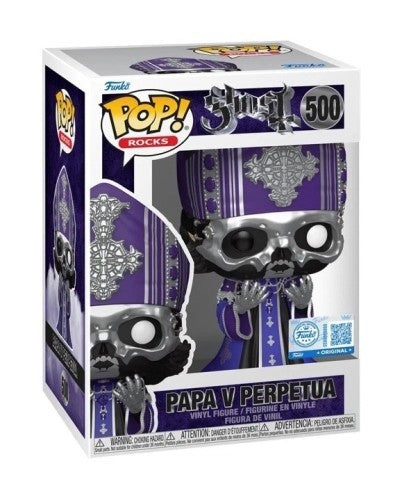 Funko Pop Rocks Ghost Papa V Perpetua #500 Exclusive Music Vinyl +Protector UK